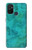 W3147 Aqua Marble Stone Hard Case and Leather Flip Case For OnePlus Nord N100