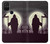 W3262 Grim Reaper Night Moon Cemetery Hard Case and Leather Flip Case For OnePlus Nord N100