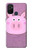 W3269 Pig Cartoon Hard Case and Leather Flip Case For OnePlus Nord N100