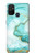 W3399 Green Marble Graphic Print Hard Case and Leather Flip Case For OnePlus Nord N100