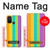 W3678 Colorful Rainbow Vertical Hard Case and Leather Flip Case For OnePlus Nord N100