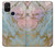 W3717 Rose Gold Blue Pastel Marble Graphic Printed Hard Case and Leather Flip Case For OnePlus Nord N100