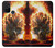 W0863 Hell Fire Skull Hard Case and Leather Flip Case For OnePlus Nord N10 5G