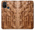 W1307 Fish Wood Carving Graphic Printed Hard Case and Leather Flip Case For OnePlus Nord N10 5G