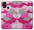 W2525 Pink Camo Camouflage Hard Case and Leather Flip Case For OnePlus Nord N10 5G