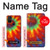 W2985 Colorful Tie Dye Texture Hard Case and Leather Flip Case For OnePlus Nord N10 5G