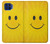 W1146 Yellow Sun Smile Hard Case and Leather Flip Case For Motorola One 5G