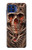 W1675 Skull Blood Tattoo Hard Case and Leather Flip Case For Motorola One 5G