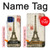 W2108 Eiffel Tower Paris Postcard Hard Case and Leather Flip Case For Motorola One 5G