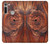 W0603 Wood Graphic Printed Hard Case and Leather Flip Case For Motorola Moto G8