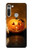 W1083 Pumpkin Spider Candles Halloween Hard Case and Leather Flip Case For Motorola Moto G8