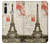 W2108 Eiffel Tower Paris Postcard Hard Case and Leather Flip Case For Motorola Moto G8