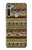 W2860 Aztec Boho Hippie Pattern Hard Case and Leather Flip Case For Motorola Moto G8