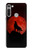 W2955 Wolf Howling Red Moon Hard Case and Leather Flip Case For Motorola Moto G8