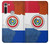 W3017 Paraguay Flag Hard Case and Leather Flip Case For Motorola Moto G8