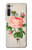 W3079 Vintage Pink Rose Hard Case and Leather Flip Case For Motorola Moto G8