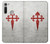 W3200 Order of Santiago Cross of Saint James Hard Case and Leather Flip Case For Motorola Moto G8