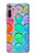 W3235 Watercolor Mixing Hard Case and Leather Flip Case For Motorola Moto G8