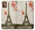 W2108 Eiffel Tower Paris Postcard Hard Case and Leather Flip Case For Motorola Moto G9 Plus