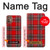 W2374 Tartan Red Pattern Hard Case and Leather Flip Case For Motorola Moto G9 Plus