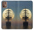 W2897 Pirate Ship Moon Night Hard Case and Leather Flip Case For Motorola Moto G9 Plus