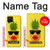 W2443 Funny Pineapple Sunglasses Kiss Hard Case and Leather Flip Case For Samsung Galaxy A42 5G