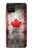 W2490 Canada Maple Leaf Flag Texture Hard Case and Leather Flip Case For Samsung Galaxy A42 5G