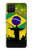 W2981 Brazil Football Soccer Hard Case and Leather Flip Case For Samsung Galaxy A42 5G