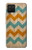 W3033 Vintage Wood Chevron Graphic Printed Hard Case and Leather Flip Case For Samsung Galaxy A42 5G