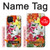 W3205 Retro Art Flowers Hard Case and Leather Flip Case For Samsung Galaxy A42 5G