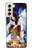 W0147 Grim Wolf Indian Girl Hard Case and Leather Flip Case For Samsung Galaxy S21 5G