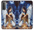 W0147 Grim Wolf Indian Girl Hard Case and Leather Flip Case For Samsung Galaxy S21 5G