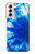 W1869 Tie Dye Blue Hard Case and Leather Flip Case For Samsung Galaxy S21 5G