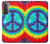 W1870 Tie Dye Peace Hard Case and Leather Flip Case For Samsung Galaxy S21 5G