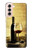 W2042 A Grape Vineyard Grapes Bottle Red Wine Hard Case and Leather Flip Case For Samsung Galaxy S21 5G