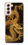 W2804 Chinese Gold Dragon Printed Hard Case and Leather Flip Case For Samsung Galaxy S21 5G