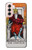 W2808 Tarot Card The Emperor Hard Case and Leather Flip Case For Samsung Galaxy S21 5G