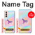 W3203 Rainbow Unicorn Hard Case and Leather Flip Case For Samsung Galaxy S21 5G