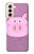 W3269 Pig Cartoon Hard Case and Leather Flip Case For Samsung Galaxy S21 5G