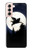 W3289 Flying Pig Full Moon Night Hard Case and Leather Flip Case For Samsung Galaxy S21 5G