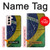 W3297 Brazil Flag Vintage Football Graphic Hard Case and Leather Flip Case For Samsung Galaxy S21 5G