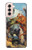 W3331 Peter Paul Rubens Tiger und Lowenjagd Hard Case and Leather Flip Case For Samsung Galaxy S21 5G