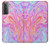 W3444 Digital Art Colorful Liquid Hard Case and Leather Flip Case For Samsung Galaxy S21 5G