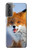 W0417 Fox Hard Case and Leather Flip Case For Samsung Galaxy S21 Plus 5G, Galaxy S21+ 5G