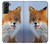 W0417 Fox Hard Case and Leather Flip Case For Samsung Galaxy S21 Plus 5G, Galaxy S21+ 5G