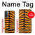 W0576 Tiger Skin Hard Case and Leather Flip Case For Samsung Galaxy S21 Plus 5G, Galaxy S21+ 5G