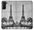 W2350 Old Paris Eiffel Tower Hard Case and Leather Flip Case For Samsung Galaxy S21 Plus 5G, Galaxy S21+ 5G