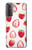 W3481 Strawberry Hard Case and Leather Flip Case For Samsung Galaxy S21 Plus 5G, Galaxy S21+ 5G