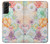 W3705 Pastel Floral Flower Hard Case and Leather Flip Case For Samsung Galaxy S21 Plus 5G, Galaxy S21+ 5G