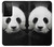 W1072 Panda Bear Hard Case and Leather Flip Case For Samsung Galaxy S21 Ultra 5G